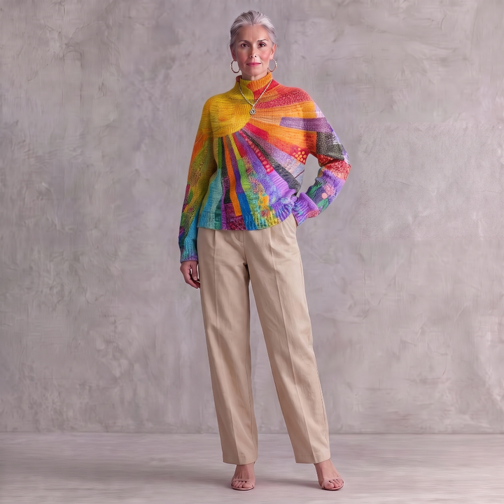 Ada Colorful Turtleneck