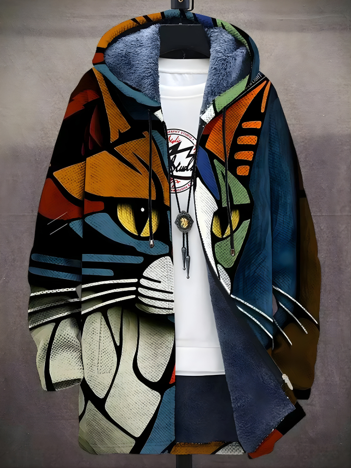 Brielle™ - Luxurious Art-Inspired Zip-Up Hoodie
