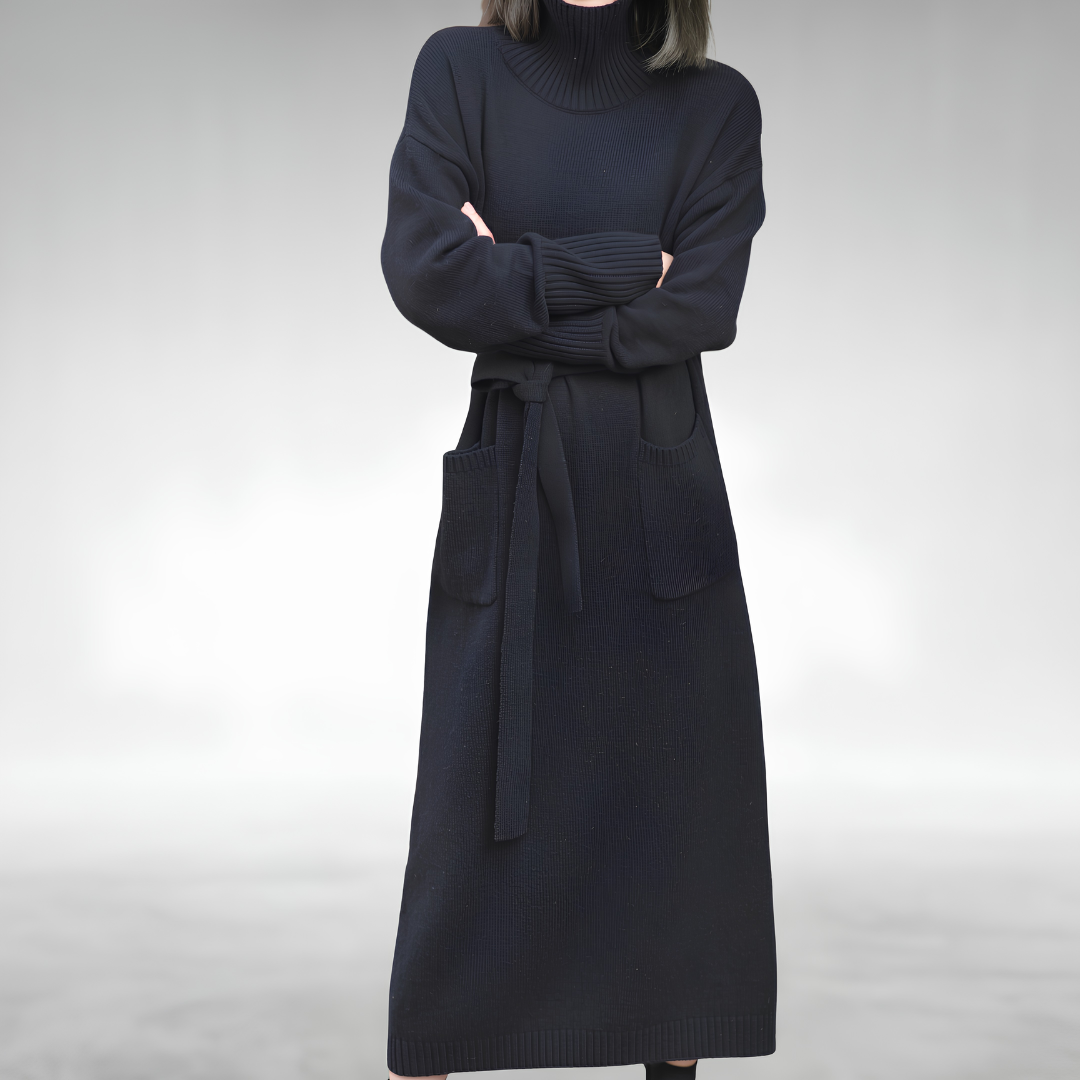Tracy Cozy Turtleneck Dress