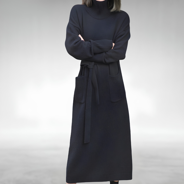 Tracy Cozy Turtleneck Dress
