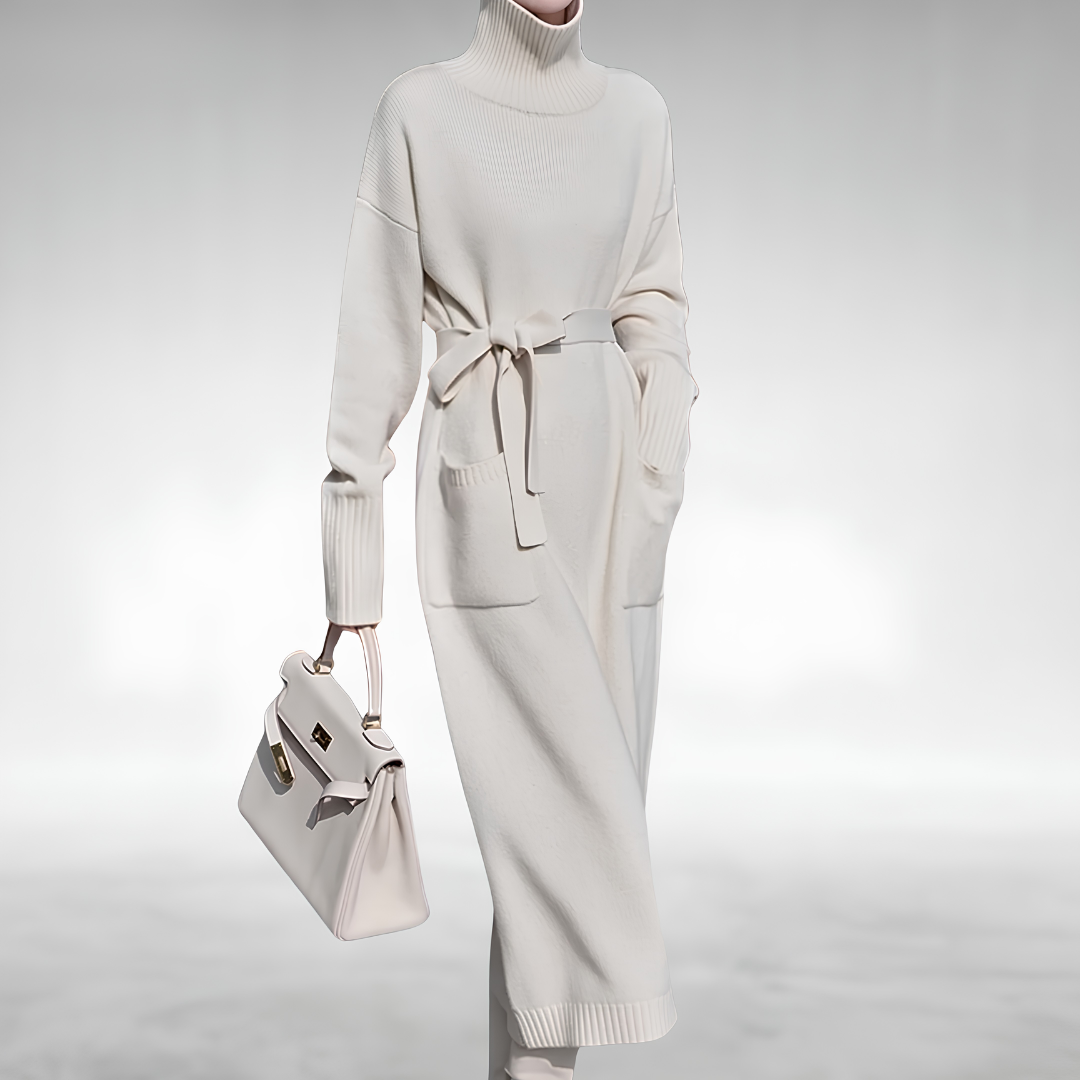 Tracy Cozy Turtleneck Dress