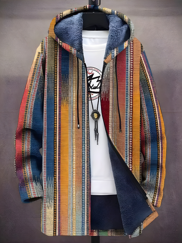 Kayden™ - Luxurious Art-Inspired Zip-Up Hoodie