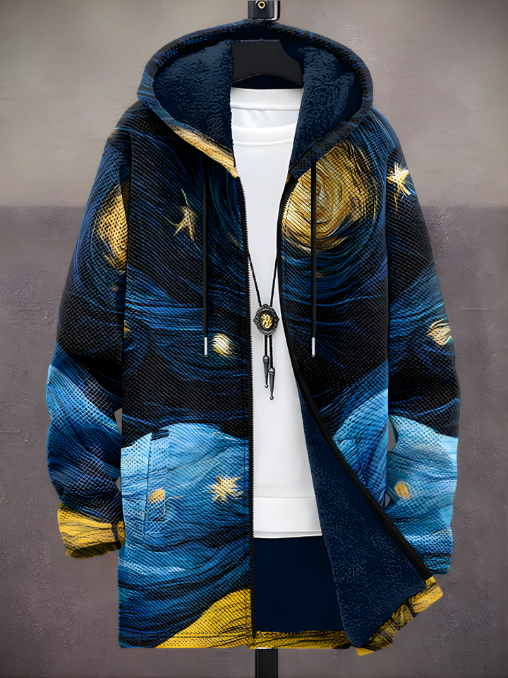 Peyton™ - Luxurious Art-Inspired Zip-Up Hoodie