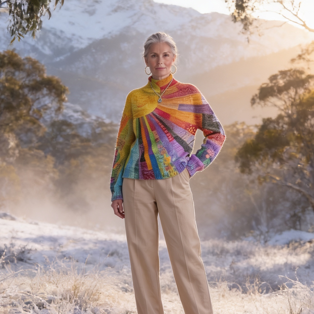 Ada Colorful Turtleneck