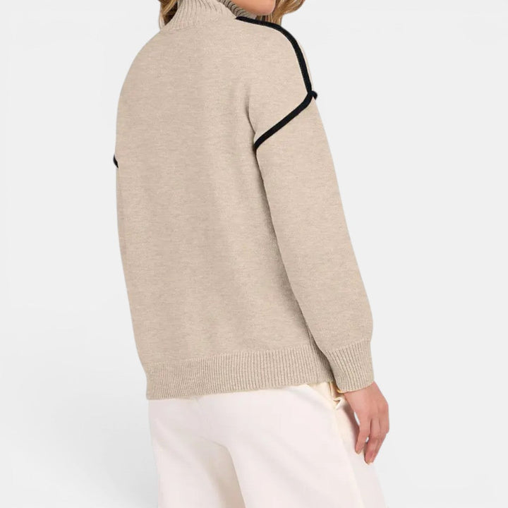 Zibby Quarter Zip Pullover Sweater