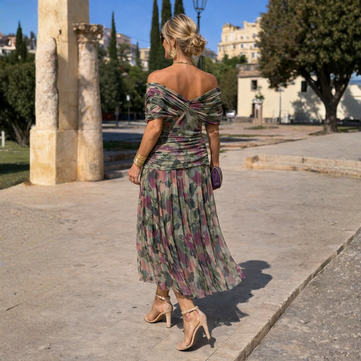Mikaela Off Shoulder Maxi Dress