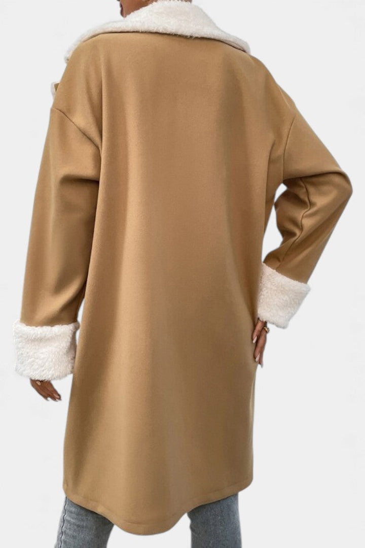 Romina Mid-Length Tailored Coat with Fleece Lining