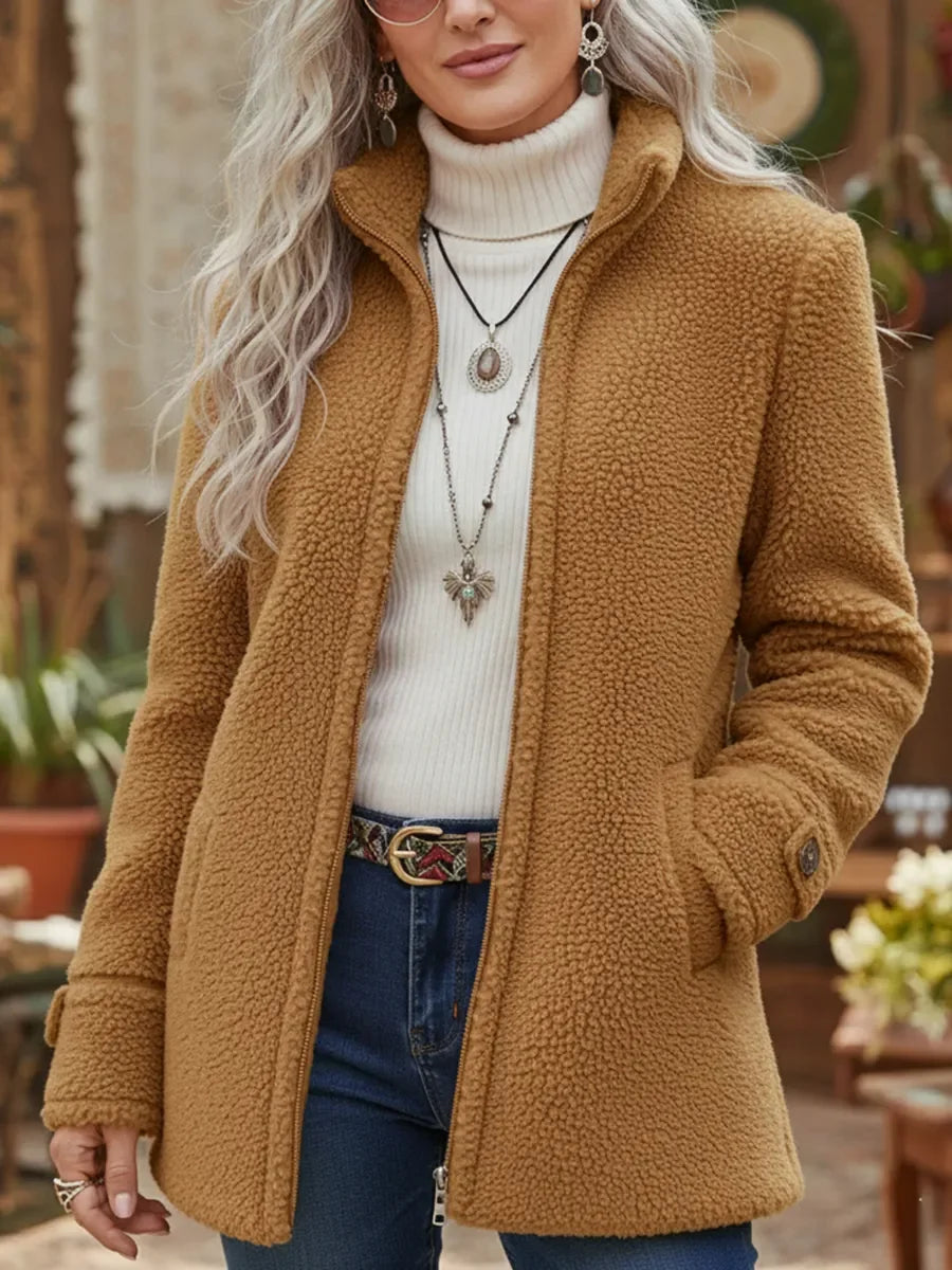 Carissa Lambswool-Feel Jacket