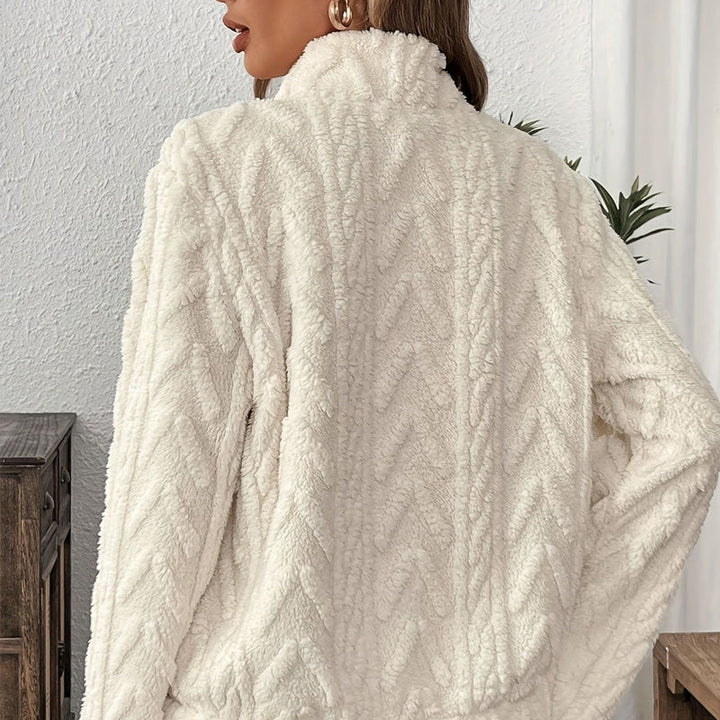 Isla Half-Zip Fuzzy Sweatshirt