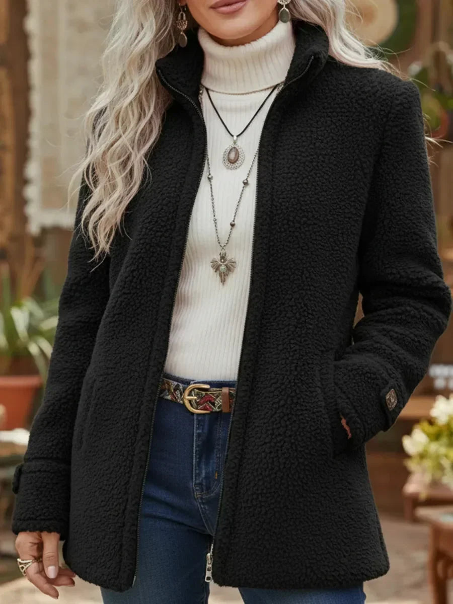 Carissa Lambswool-Feel Jacket