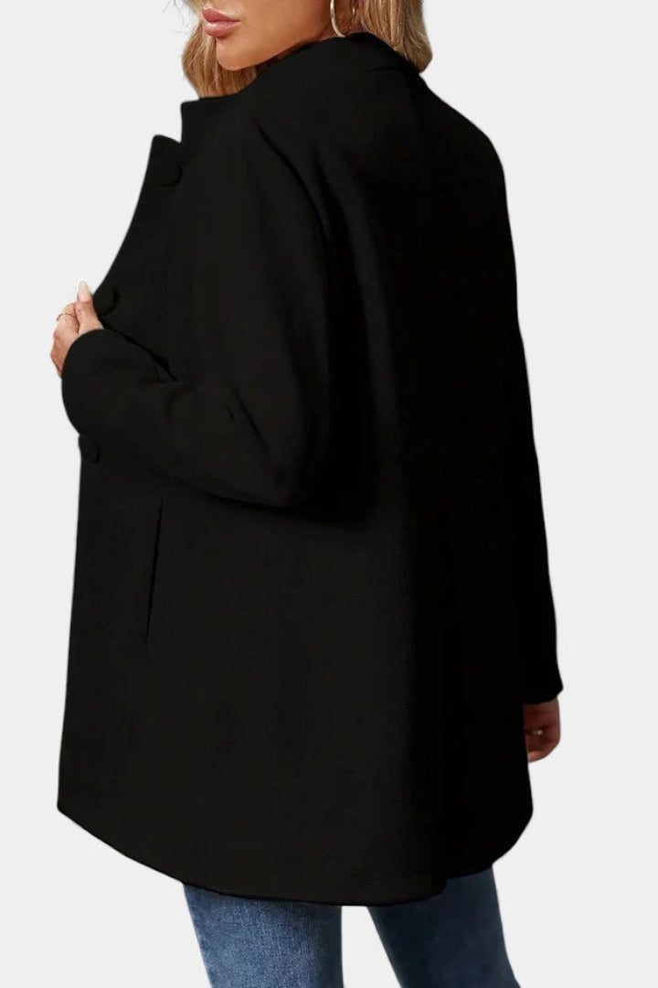 Lyana High Collar Long Sleeve Coat