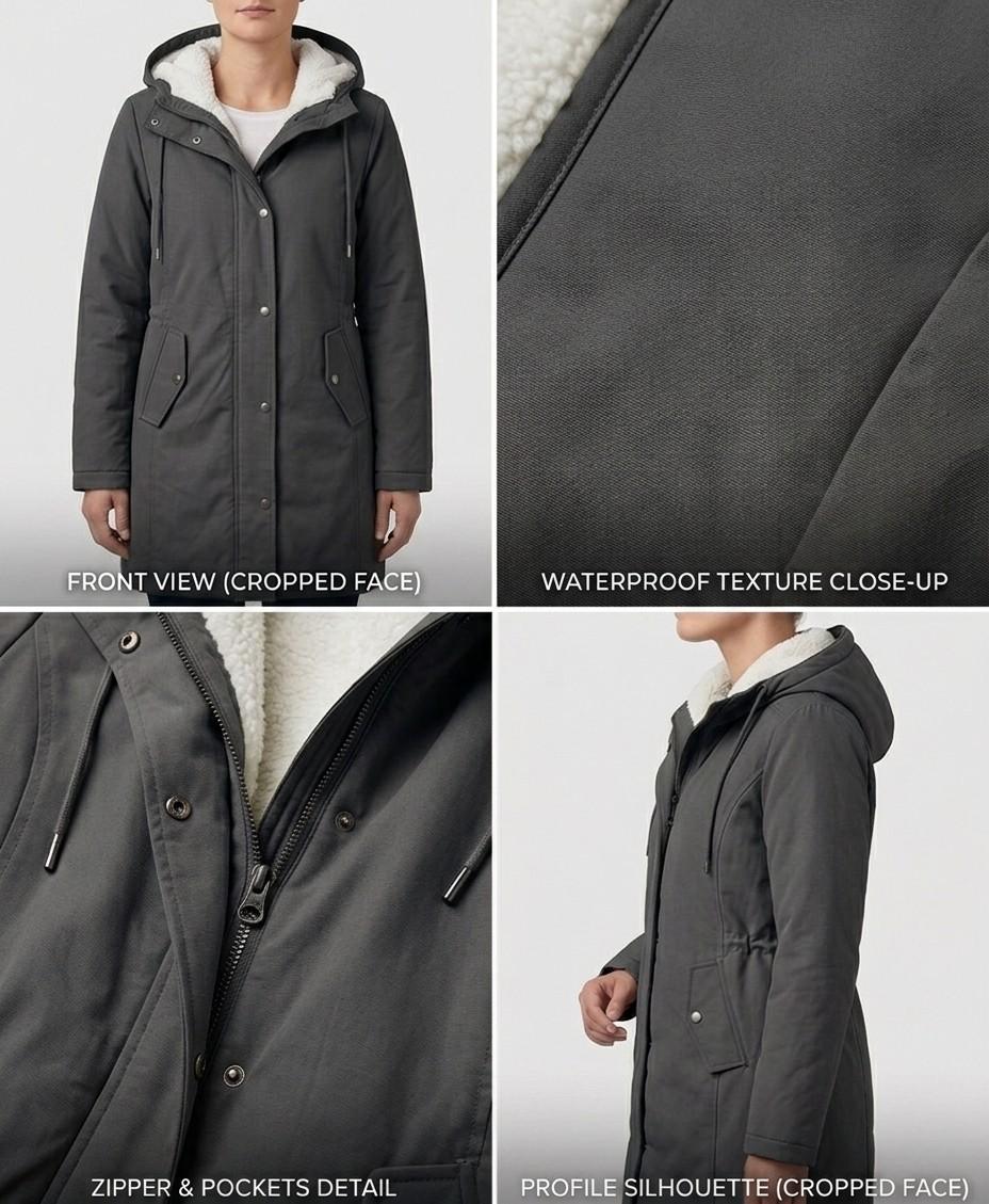 Amélie Waterproof Long Parka