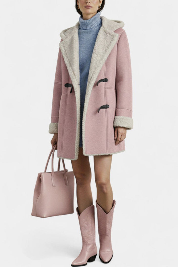 Katja Casual and Elegant Hooded Coat for Winter